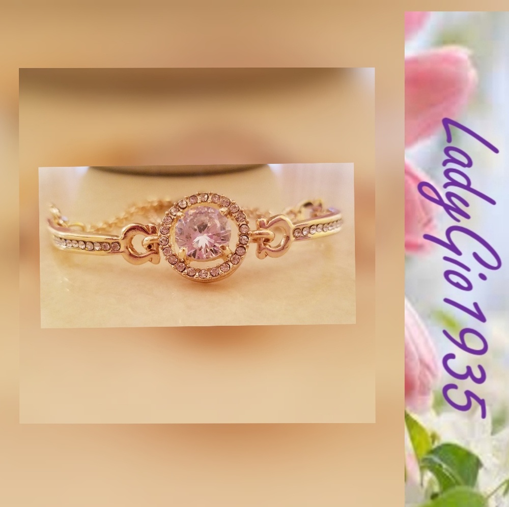 Gold  Crystal Bracelet